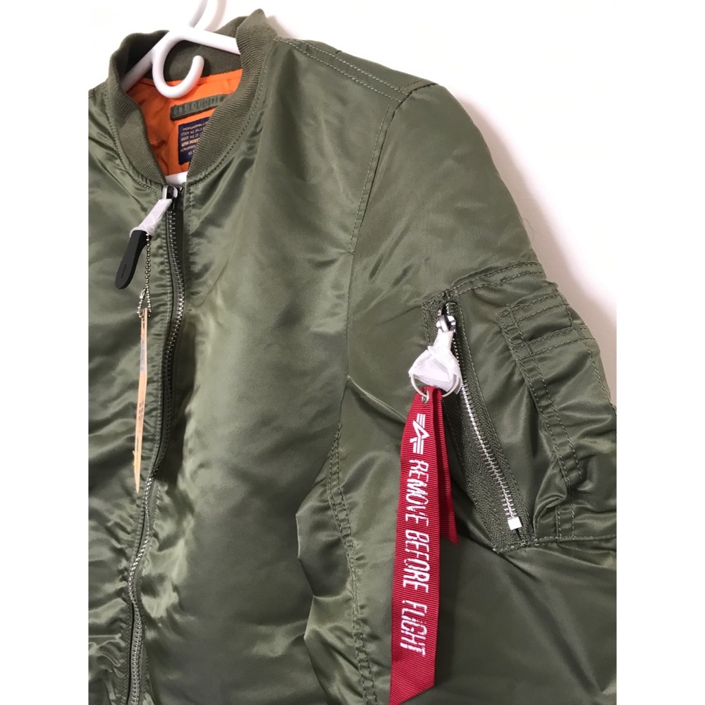 Alpha Industries MA-1 Flight Jacket Sage - Picture 4 of 4